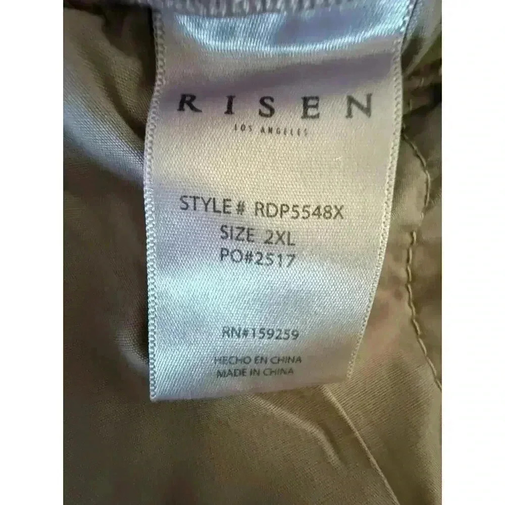 NWT Risen Womens Risen High-Rise Cargo Pants Mauve Size 2XL - Picture 12 of 13